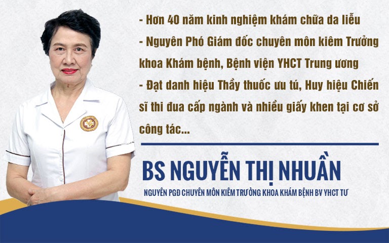 Bác sĩ Nguyễn Thị Nhuần đã có hơn 40 năm thăm khám và chữa bệnh bằng y học cổ truyền
