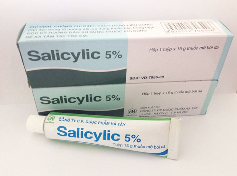 Acid Salicylic 5% là thuốc bôi hỗ trợ điều trị các bệnh da liễu phổ biến với mọi lứa tuổi (thận trọng với trẻ em dưới 12 tháng tuổi)
