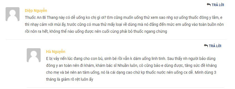 Thuốc dễ uống, dễ sử dụng và nhận được sự hài lòng của nhiều người bệnh