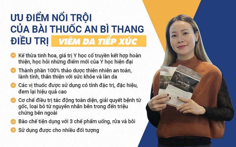 Bài thuốc An Bì Thang với nhiều ưu điểm nổi trội được sử dụng trong phác đồ điều trị viêm da tiếp xúc cho diễn viên Vân Anh