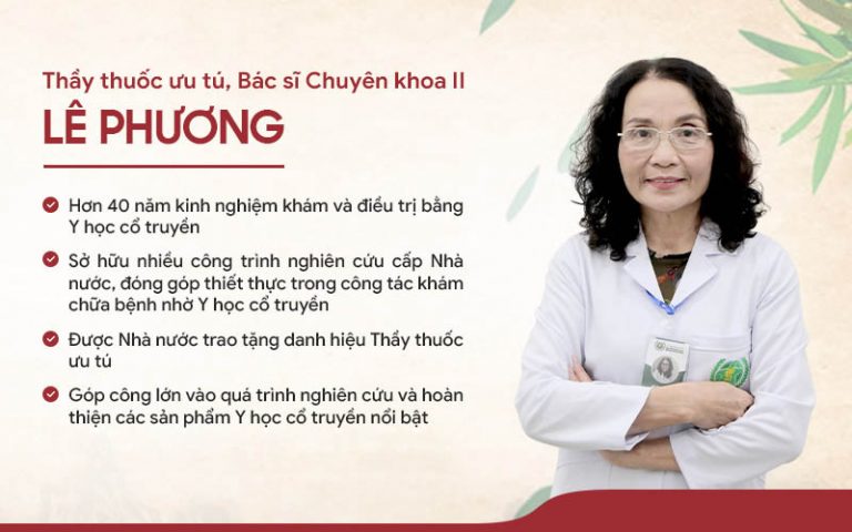 Thầy thuốc ưu tú Lê Phương - bác sĩ hàng đầu về lĩnh vực y học cổ truyền