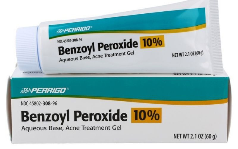 Benzoyl peroxide được sử dụng cho mọi mức độ mụn