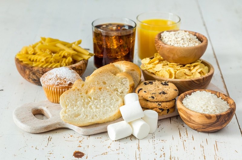Bị mụn nhọt nên hạn chế sử dụng thực phẩm chứa nhiều carbohydrate tinh chế