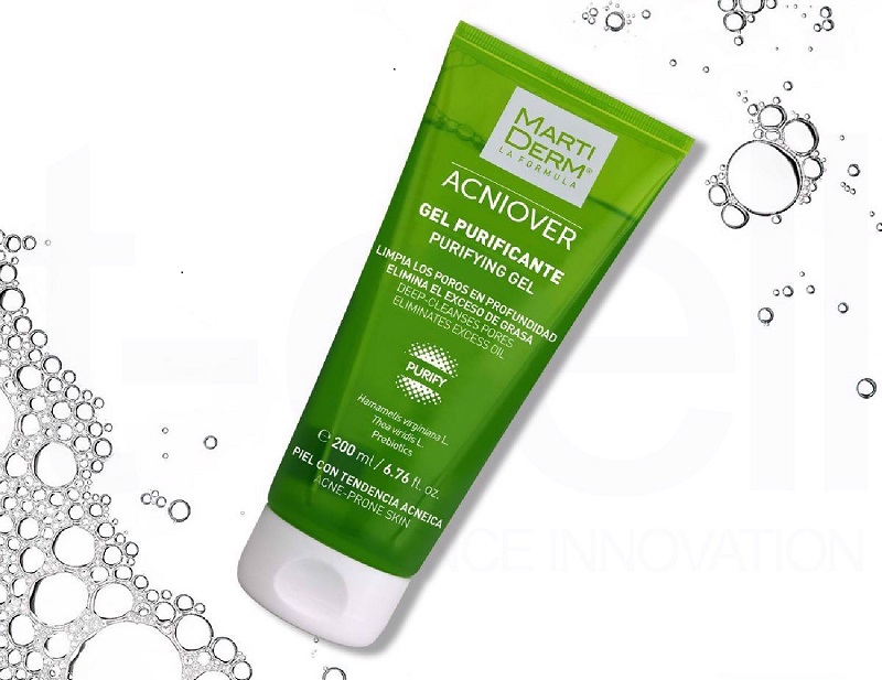 Sữa rửa mặt dành cho da dầu Martiderm Acniover Purifying Gel